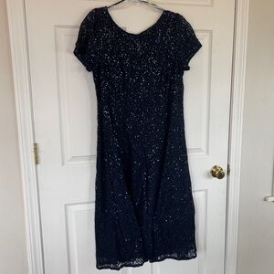 Elegant Black Sequin Dress